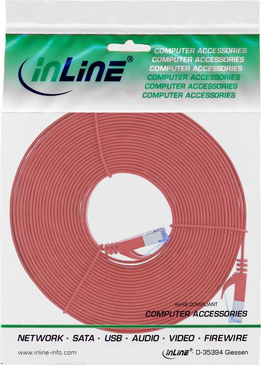Produktbild InLine Patch-Kabel RJ-45 (M) bis RJ-45 (M) (U/FTP, PiMF, CAT6a, 7 m)