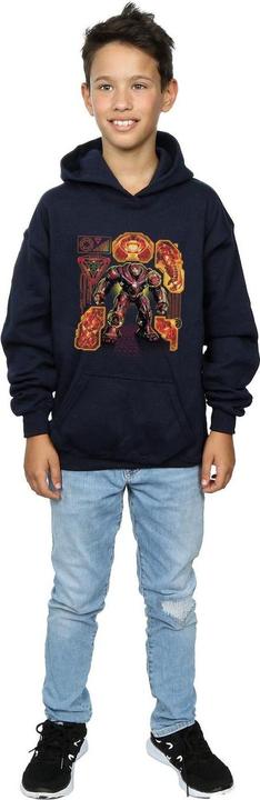 Immagine prodotto Avengers Infinity War Hulkbuster Blueprint Felpa con Cappuccio Ragazzi (116)