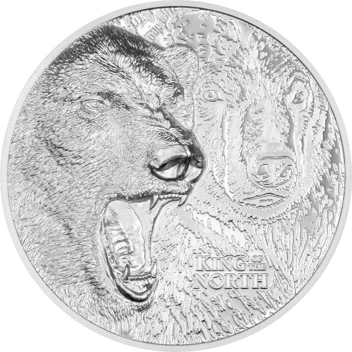 Actual product image CIT Coin Invest Silver King of the North - Polar Bear 1 oz PP - Ultra High Relief 2024 (999, 2024)