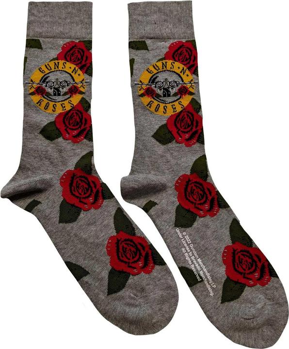Actual product image Universal Textiles Adult Bullet Roses socks (40.5 - 45.5)