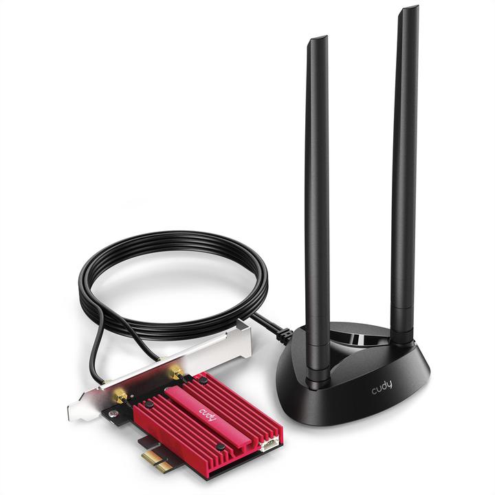 Actual product image Cudy WE4000 network card Internal WLAN / Bluetooth (Mini PCI Express)