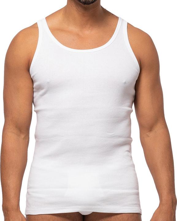 Produktbild Ammann 4er Pack Organic Cotton Doppelripp Unterhemd / Tanktop (M)