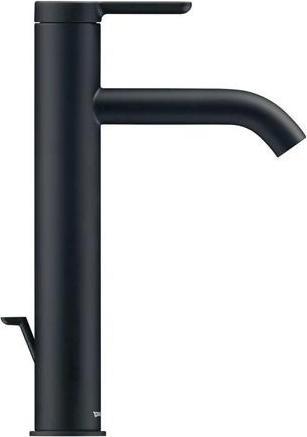 Produktbild Duravit Einhebel-Waschtischmischer C.1 L m Zugstangen-Ablaufgarnitur schwarz matt