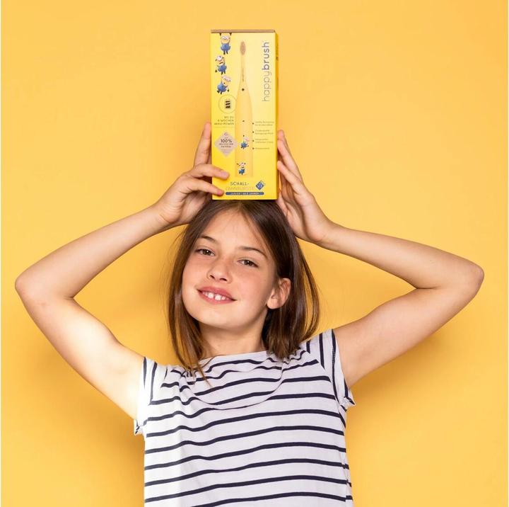 Produktbild happybrush Schallzahnbürste Minion ECO V3 (Schallzahnbürste)