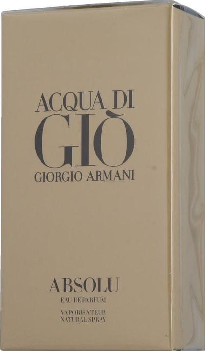 Produktbild Giorgio Armani Acqua di Gio Absolue (Eau de Parfum, 125 ml)