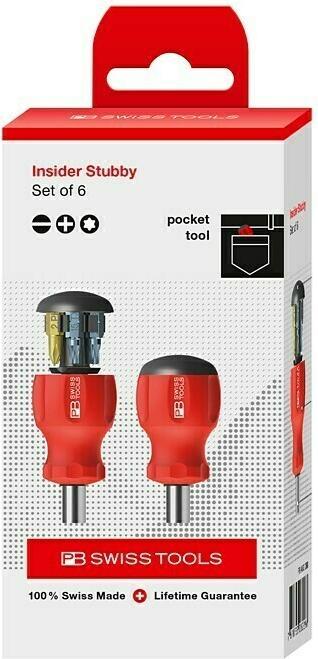 Produktbild PB Swiss Tools PB Insider Stubby (Schlitzschrauben, Torx (TX), Phillipps-Kreuzschlitz (PH))