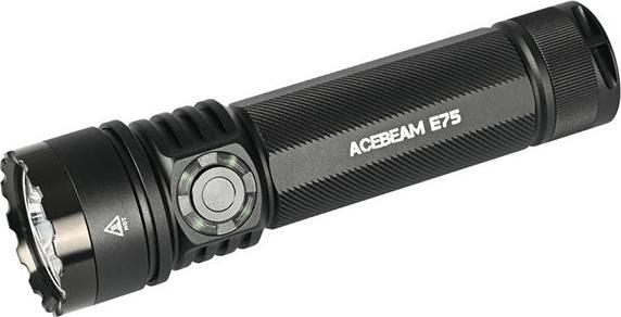 Produktbild AceBeam E75 Taschenlampe 4500 Lumen - Schwarz (12.90 cm, 4500 lm)