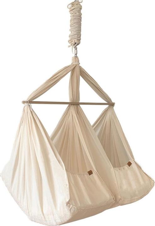 Produktbild Membantu Set mit Ständer mit Federwiege Zwillinge Premium und Motor LeeLo01 (Cozy Cradle)