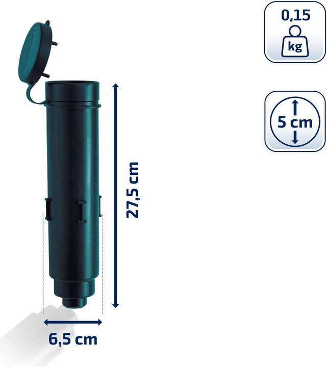 Actual product image Leifheit Douille de fixation en plastique, diamètre 50 mm, vert opaline
