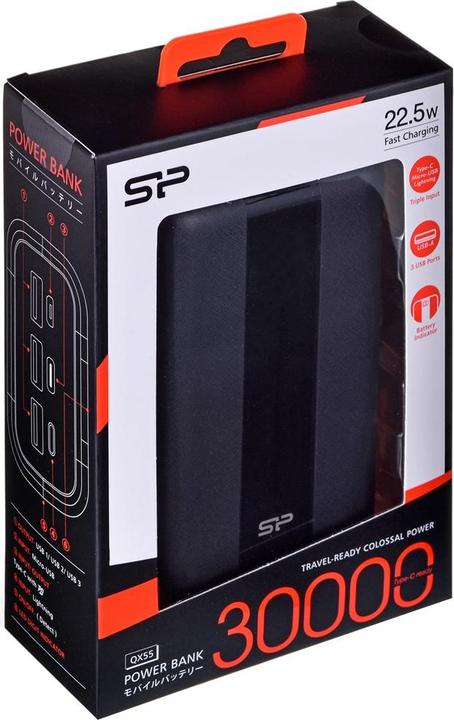 Actual product image Silicon Power QX55 (30000 mAh, 22.50 W, 38.50 Wh)
