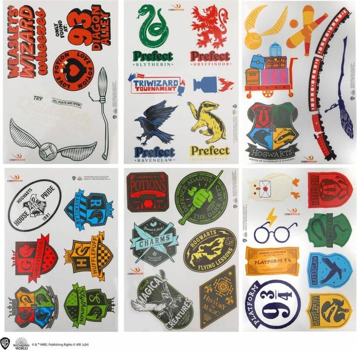 Actual product image Cinereplicas Harry Potter Sticker pack Case (5)