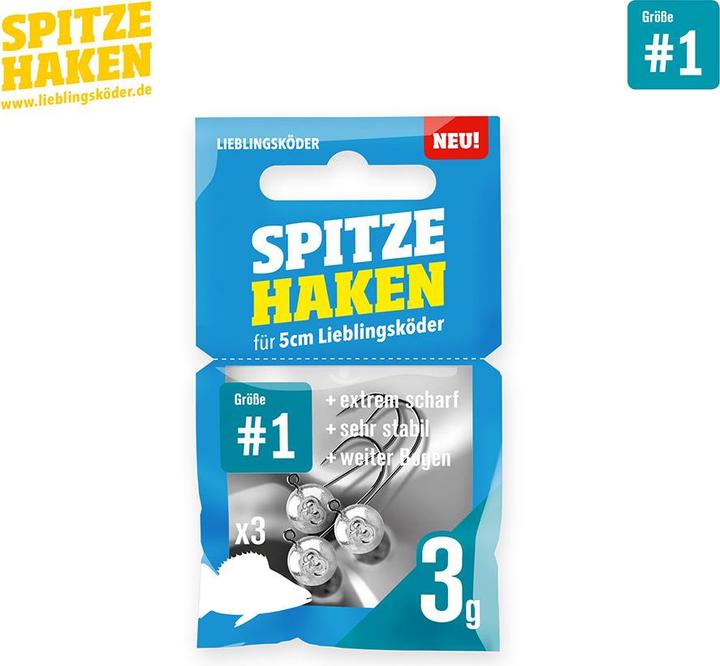 Lieblingsköder Spitze Haken Jigkopf