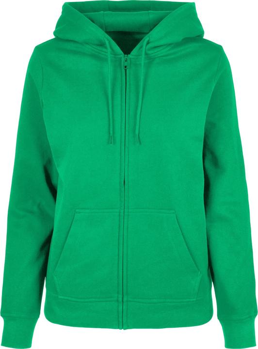 Build Your Brand Basic Hoodie mit durchgehendem Reissverschluss