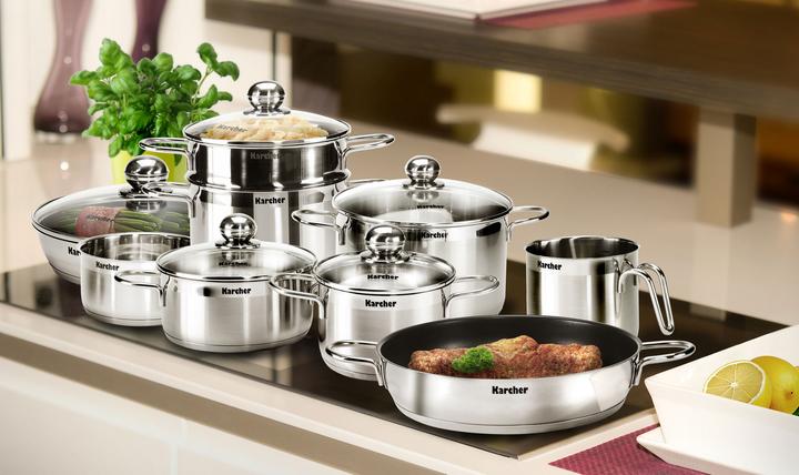 Image du produit Karcher Jette (Ensemble de casseroles et de poêles de cuisson, Acier inoxydable)