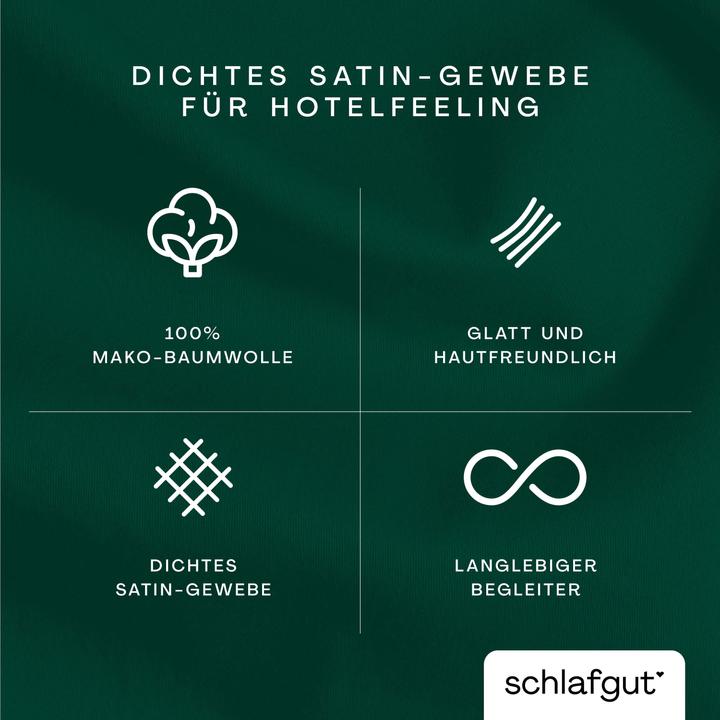 Actual product image schlafgut Woven Satin (Duvet cover, 40 x 40 cm)