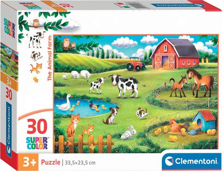 Immagine prodotto Clementoni Puzzle Super Colour La fattoria degli animali, 30 pezzi. (30 pezzi)