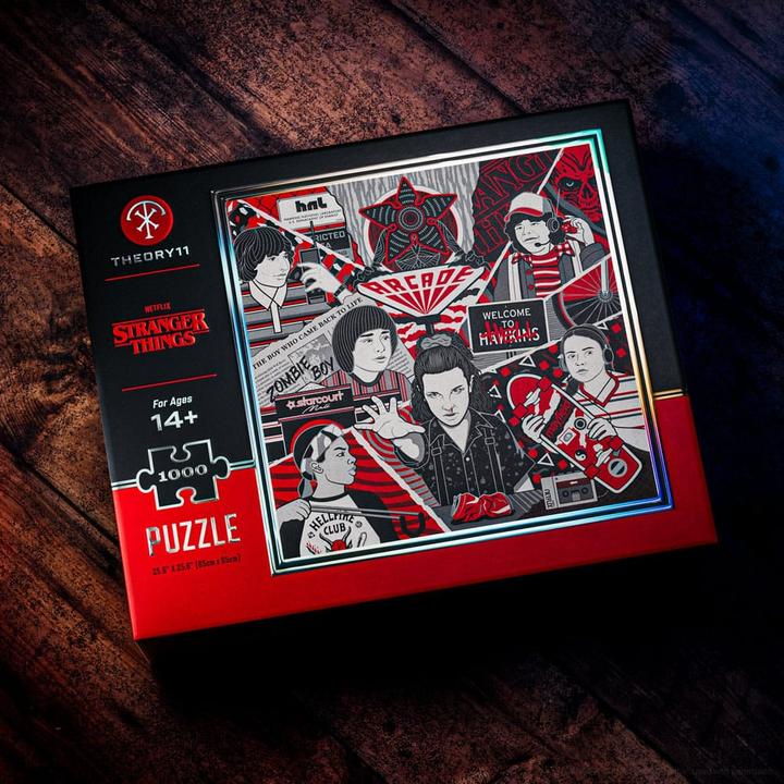 Actual product image Theory11 Stranger Things Multi-Dimensionales Puzzle (1000 Teile) (1000 pieces)