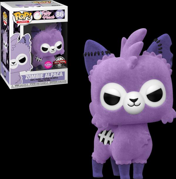 Actual product image Funko POP! Tasty Peach Zombie Alpaca Edition Limitée Floquée