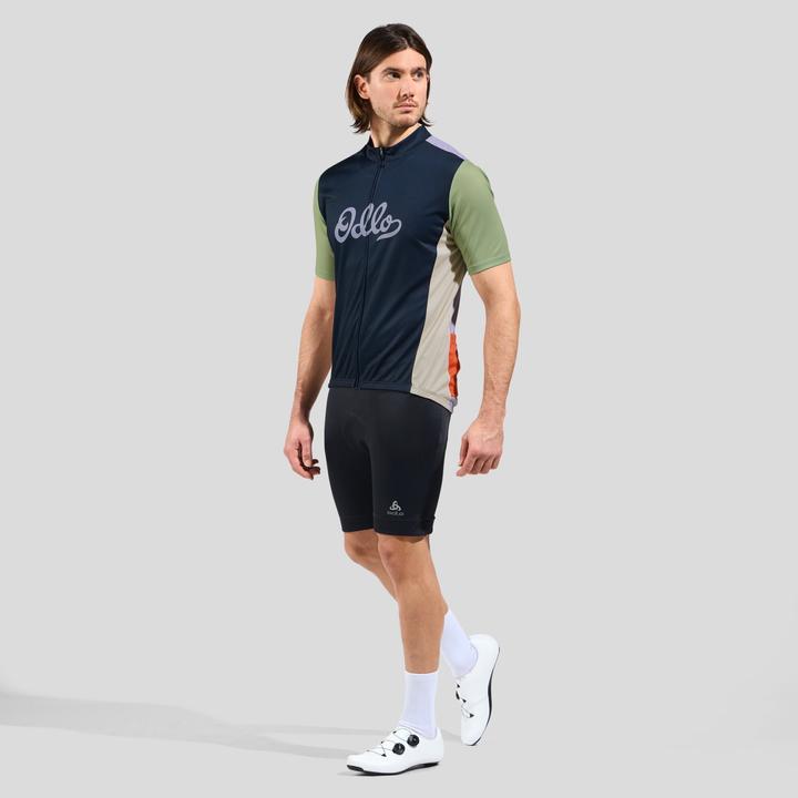 Immagine prodotto Odlo T-shirt s/u collo s/s full zip ESSENTIAL PRINT (XL)