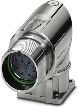 Produktbild Phoenix Contact M23 Rechts abgewinkelt Steckbuchse Rundsteckverbinder M23, 12 Pole, Crimp