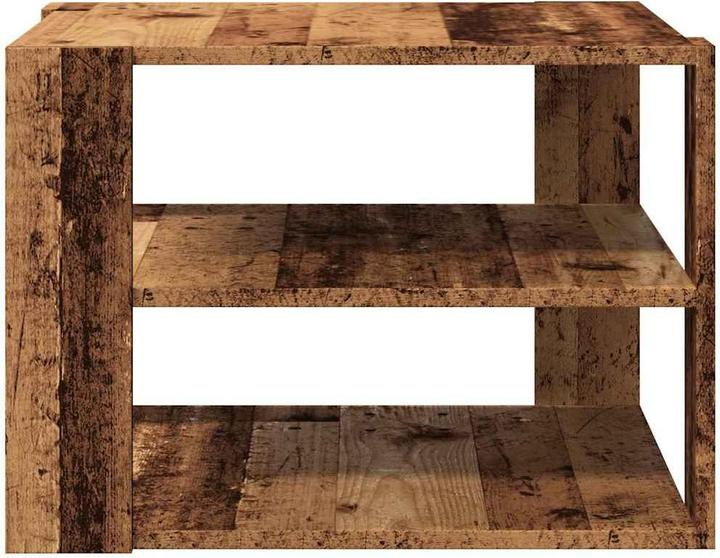 Produktbild VidaXL Couchtisch Altholz-Optik 58x58x40 cm Holzwerkstoff (58 x 58 x 40 cm)