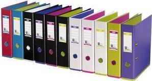 Produktbild Elba Ordner myColour, Rückenbreite: 80 mm, schwarz-hellgrün DIN A4, Einband aussen (A4, 80 mm, 1 Stück)