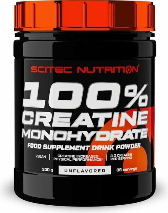 Scitec 100% Creatine Monohydrate (1 Stück, Pulver, 300 g)