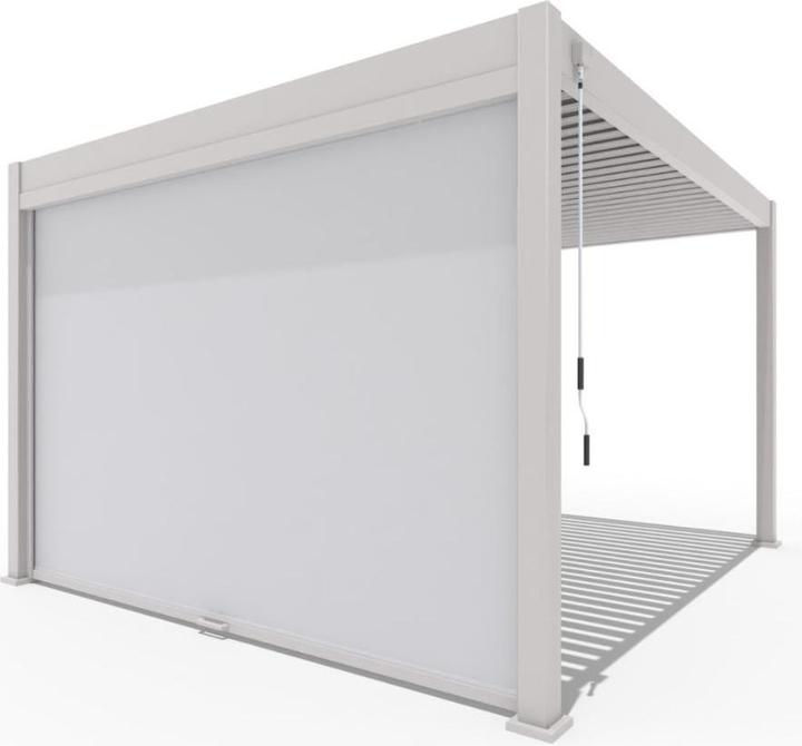 Actual product image Weide Sonnenrollo für Pergola 4.00m Sand (9 cm, 370.50 cm)