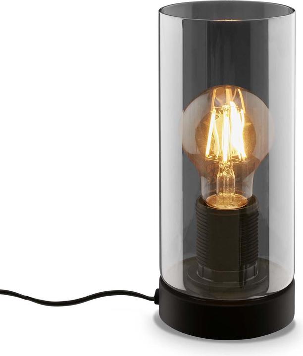 Produktbild Briloner Tischleuchte, schwarz, Rauchglas, 1xE27/max.10W (0 lm)