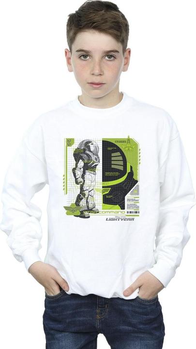 Actual product image Disney Boys Lightyear Buzz Tech Panel Sweatshirt (128)