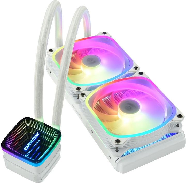 Image du produit Enermax AQUAFUSION ADV ARGB Snow White 240 AIO CPU Watercooling Intel LGA1700 AM5 Ready,250W+ TDP