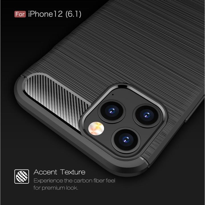 Immagine prodotto Screenguard Cassa in carbonio spazzolato (Apple iPhone 12)
