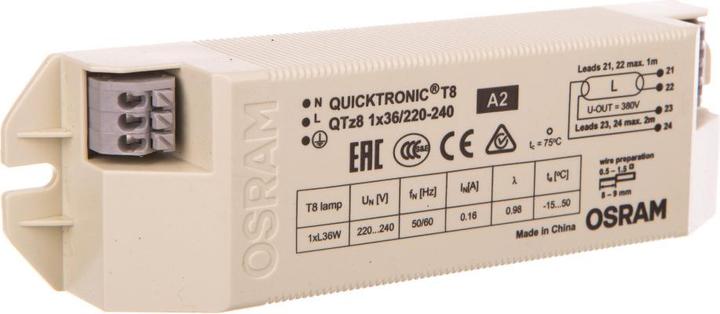 Immagine prodotto Osram Balastiere elettroniche QTz 8 1X36/220-240 (4008321863287)