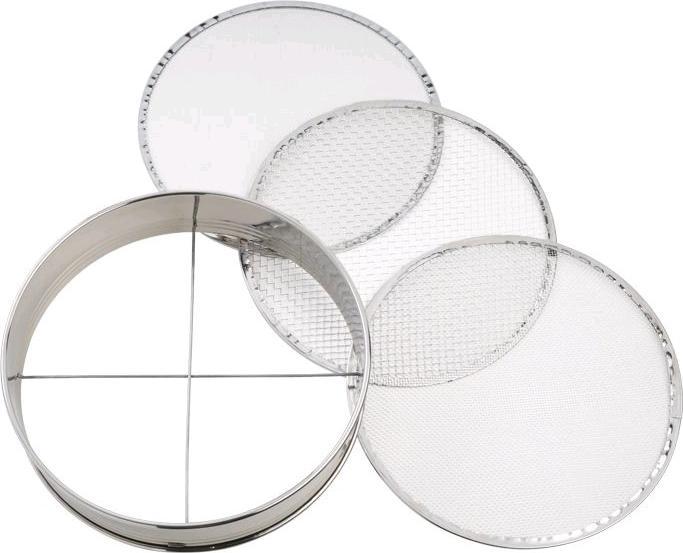 Immagine prodotto Eva- Kochen und Haushalt Eva setaccio per farina Profi in acciaio inox a 3 maglie Ø 29,5 cm (29.50 cm)