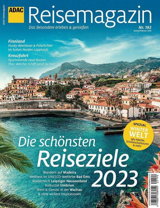 Produktbild Reisemagazin Die schönsten Reiseziele 2023 (Deutsch, Motor Presse Stuttgart, 2022)