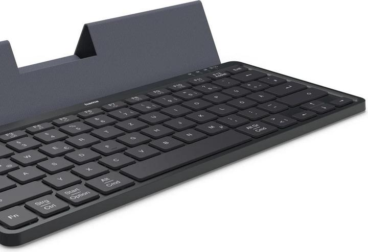 Image du produit Hama Clavier multi-appareils Travel 600, housse, Bluetooth®, petit, SW, QWERTZ FR (00125138) (DE, Sans fil)