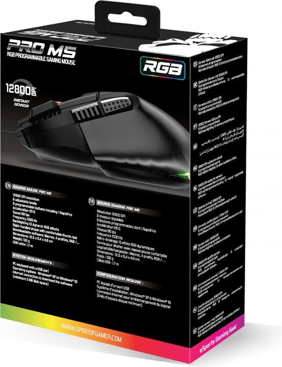 Actual product image Spirit Of Gamer Pro M5 RGB (Cable)