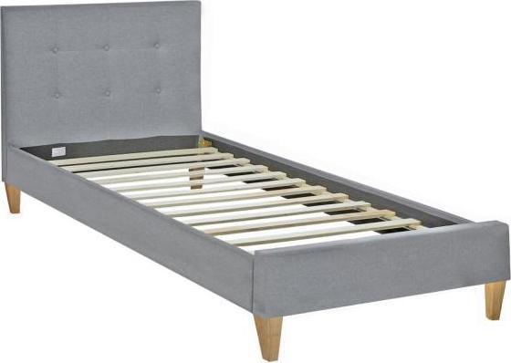 Image du produit Homestyle4u Lit rembourré avec matelas et sommier à lattes (90x200)