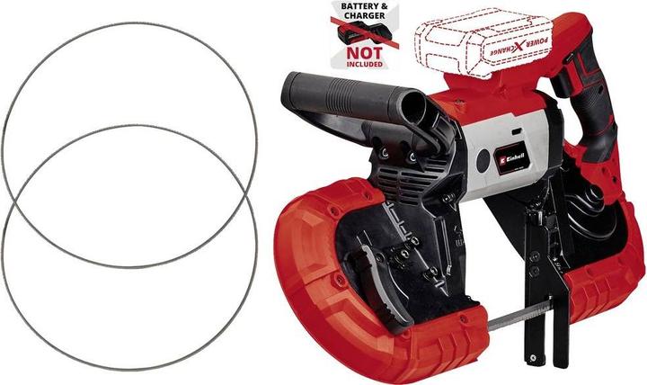 Productafbeelding Einhell 18V accu lintzaag TE-MB 18/127 Li | zonder accu zonder oplader
