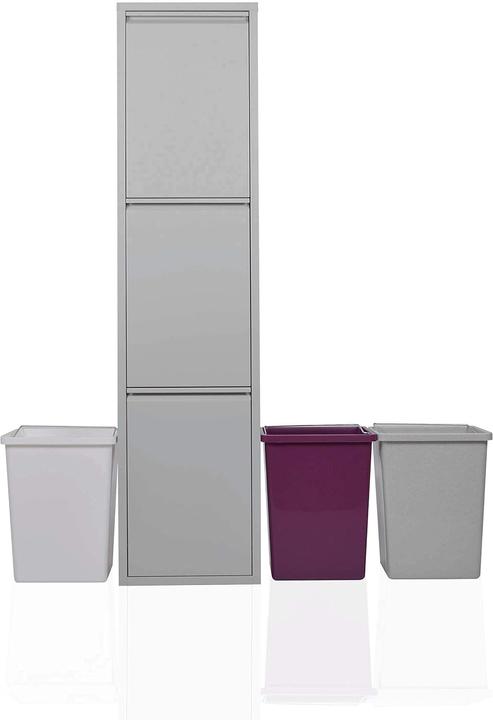 Image du produit Betten-ABC Poubelle de tri, gris (45 l)