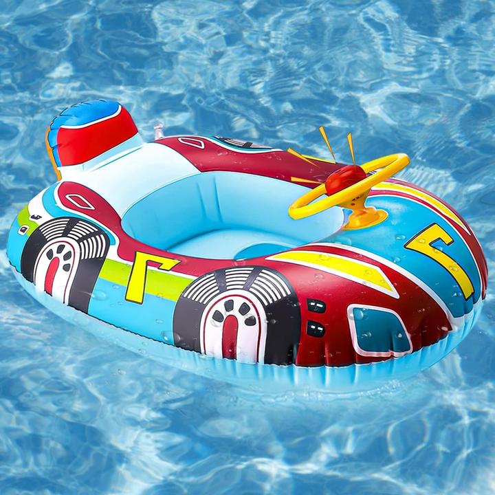 Immagine prodotto Splash & Fun Aiuto al galleggiamento per bambini gonfiabile per auto, sedile galleggiante 60x45cm