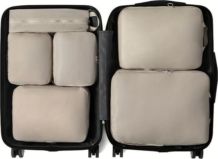 Only-Bags.Store 6pcs Kompression Packen Würfel Set - Travel Storage Bag Organizer für Gepäck - Polyester Material
