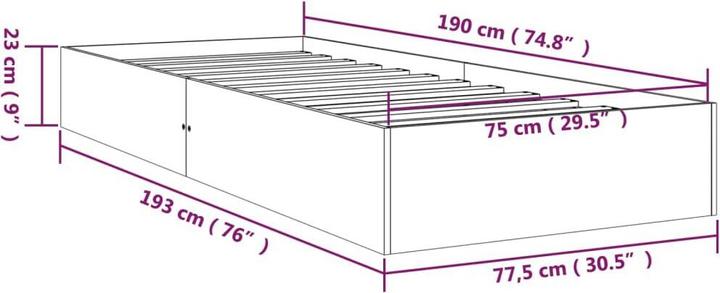 Immagine prodotto VidaXL Lubbert (75 x 190 cm)