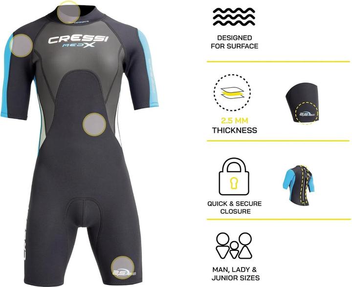 Image du produit Cressi Med X (2,5 mm, XL)