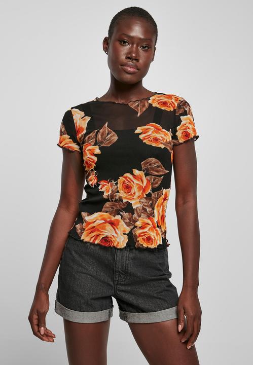 Actual product image Urban Classics Ladies Mesh Tee - 16529 (5XL)