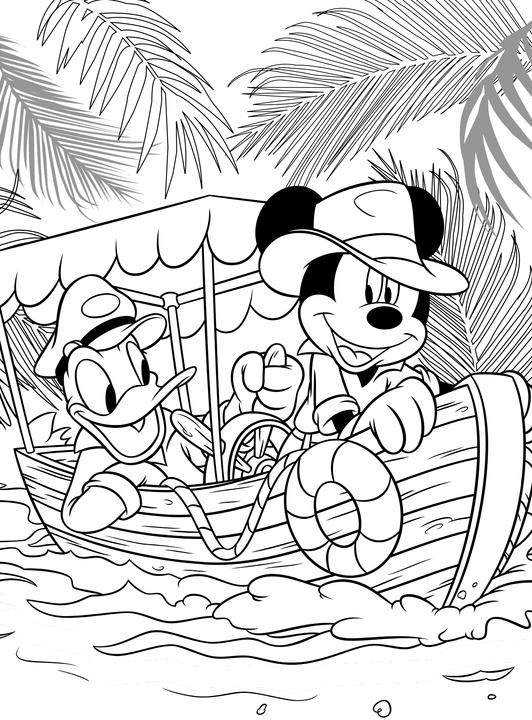 Produktbild Panini Disney Donald Duck und Freunde: Malblock: über 60 entenstarke Motive zum Ausmalen!