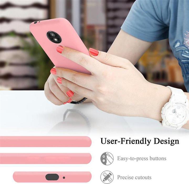 Immagine prodotto Cadorabo Copertura della cassa del silicone liquido TPU (Motorola Moto E5 Play Go)