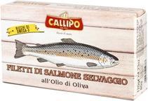 Actual product image Callipo Salmon fillets tinned olive oil (120 g)