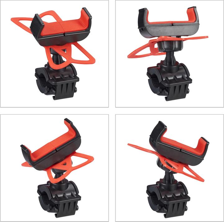 Image du produit Relaxdays Support de téléphone portable pour vélo
