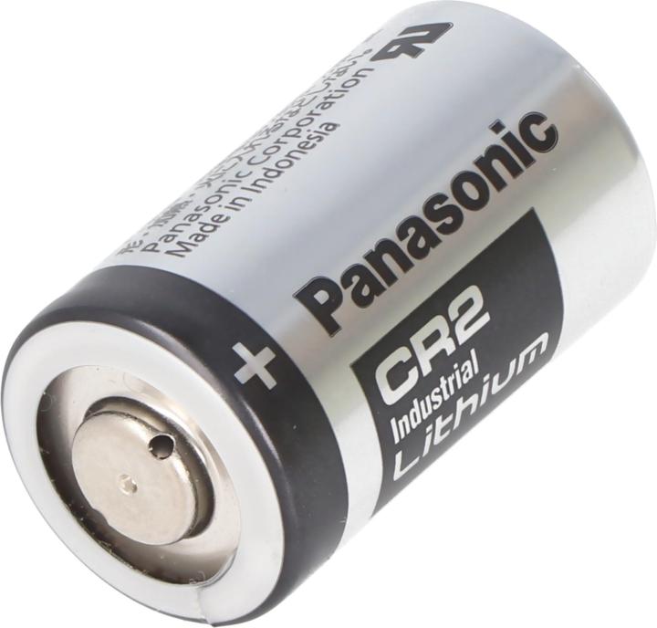 Actual product image Panasonic Photobatterie CR2 Lithium 3V Kapazität typisch 850mAh, 1 Stück (1 pcs., CR2, 850 mAh)